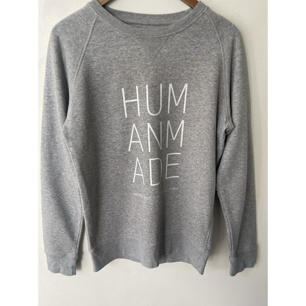 Stanley Stella Human Made Sweatshirt Size M Gray Organic Cotton Retreat 2017